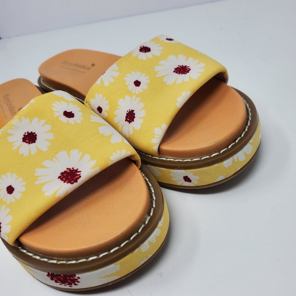 Farylrobin Floral Slide Sandals Size 5 - Picture 6 of 8